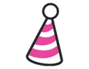Emoji partyhat_pink