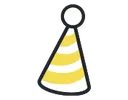 Emoji partyhat_yellow