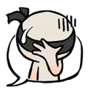 Emoji exhausted