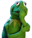 Emoji kermitworried