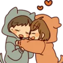 Emoji Y_NekoHug
