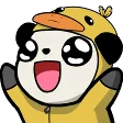 Emoji panda_duck