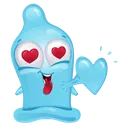 Emoji 9157condomhearteye