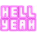 Emoji HellYeahNeon
