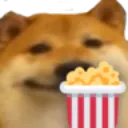 Emoji dog_pop_corn