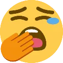 Emoji yawn