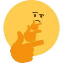 Emoji thinking