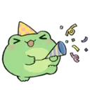 Emoji Odyssee_2637froggycelebrate