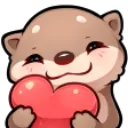 Emoji otterlove