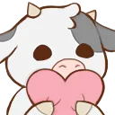 Emoji animalcowheart