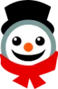 Emoji snowmansmile