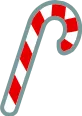 Emoji candycane