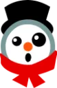 Emoji snowmansurpris