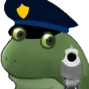 Emoji 9110frogpolice