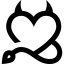 Emoji devilheartblack2