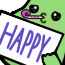 Emoji happy_birthday_sign_bean