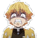 Emoji DemonSlayer_zenitsuscared
