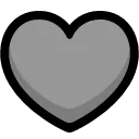 Emoji gray_heart