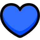 Emoji blue_heart
