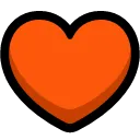 Emoji orange_heart
