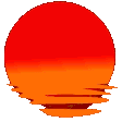Emoji sunset