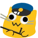 Emoji blobcatgooglypolice