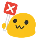 Emoji blobnope