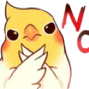 Emoji birdNo