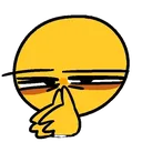 Emoji yellowsuspicious