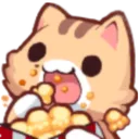 Emoji neko_popcorn