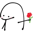 Emoji rose