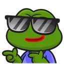 Emoji 3449pepesunglasses