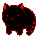 Emoji spiningcoloredcat