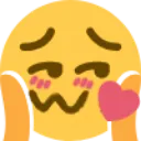 Emoji blushheart
