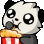 Emoji Panda_Popcorn