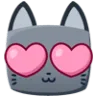 Emoji cat_hearteyes
