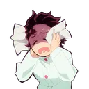 Emoji TanjiroKamadoDemonSlayeranimeKim