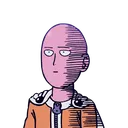 Emoji SaitamamemeOnePunchMantransparen