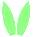 Emoji Heya_greenbunnyears