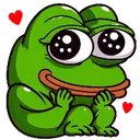 Emoji 33029pepeshyblushing