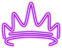 Emoji crown_neon