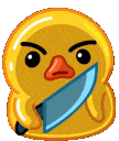 Emoji knifeduck