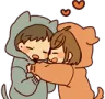 Emoji hugs
