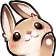 Emoji bunny_coucou