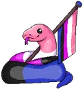 Emoji snake_genderfluid