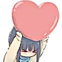 Emoji goddess_giveheart