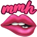 Emoji mmhh_lips