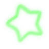 Emoji NeonStarGreen