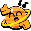 Emoji Emoji_Saturn