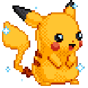 Emoji pixelpikachu